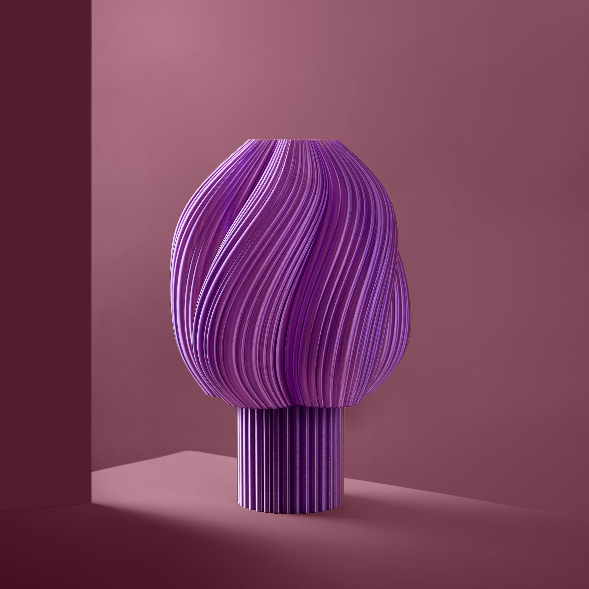 Soufflé Masa Lambası - Dark Violet